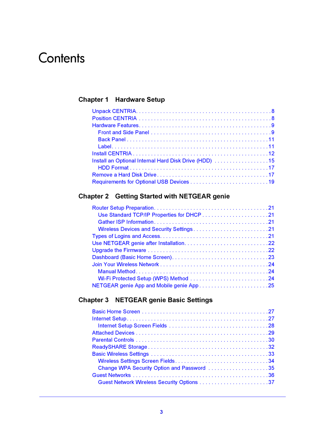 NETGEAR WNDR4720, WNDR4700 user manual Contents 