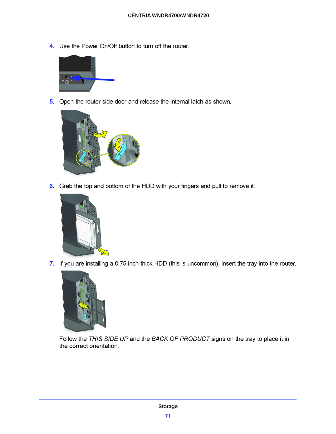 NETGEAR user manual Centria WNDR4700/WNDR4720 