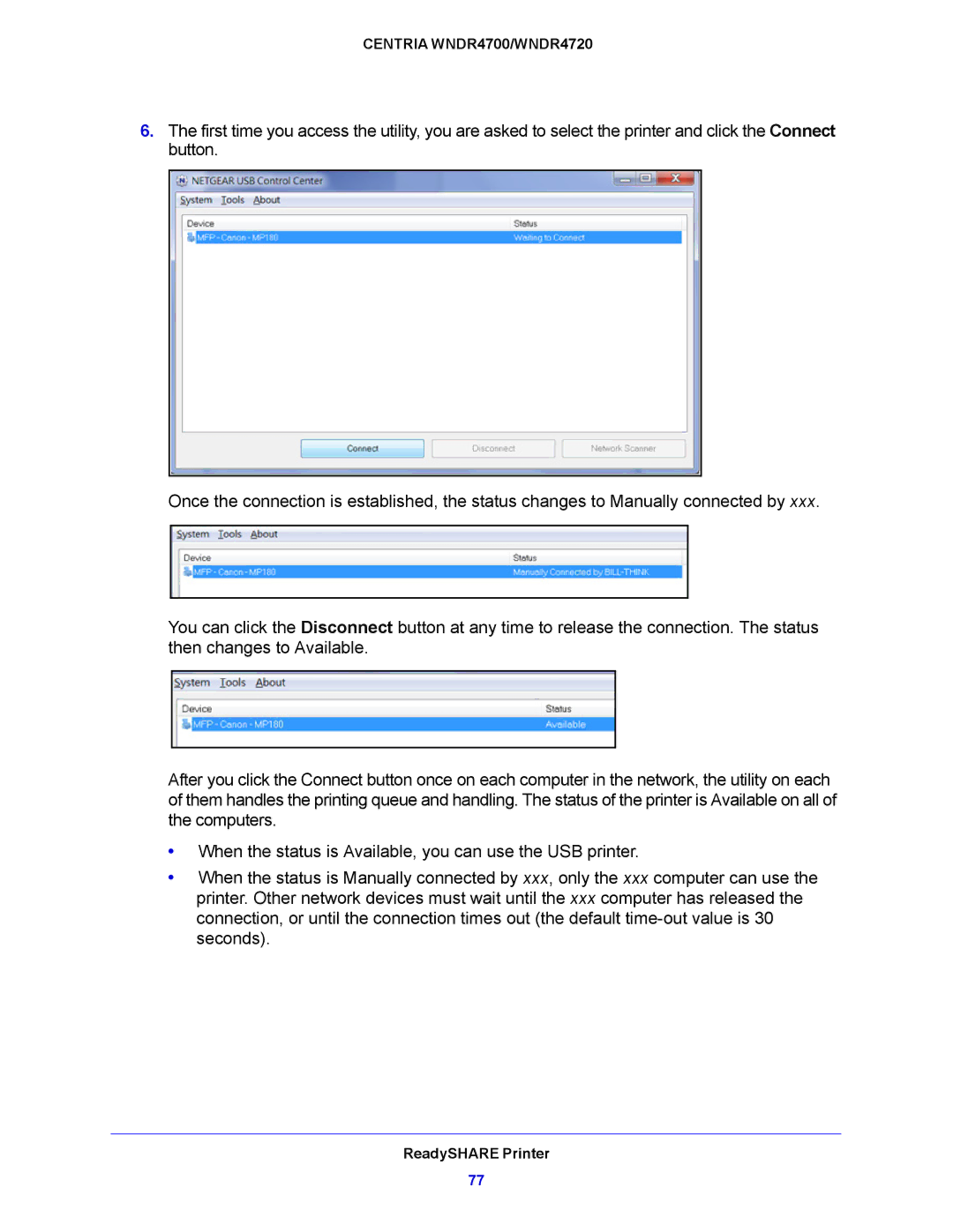 NETGEAR user manual Centria WNDR4700/WNDR4720 