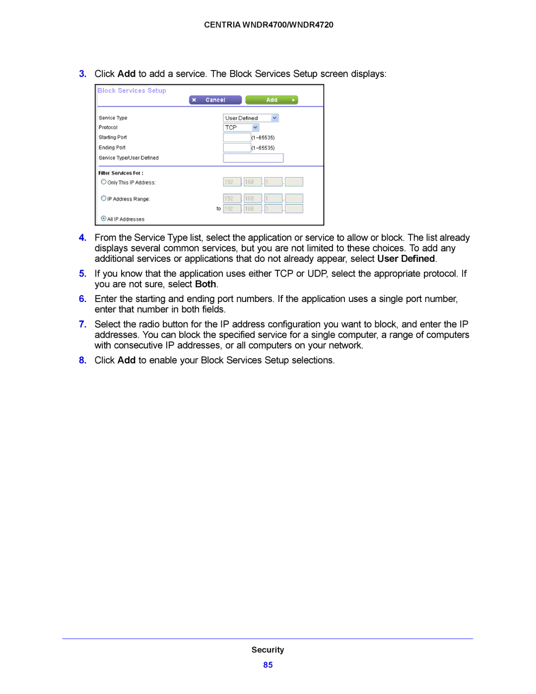 NETGEAR user manual Centria WNDR4700/WNDR4720 