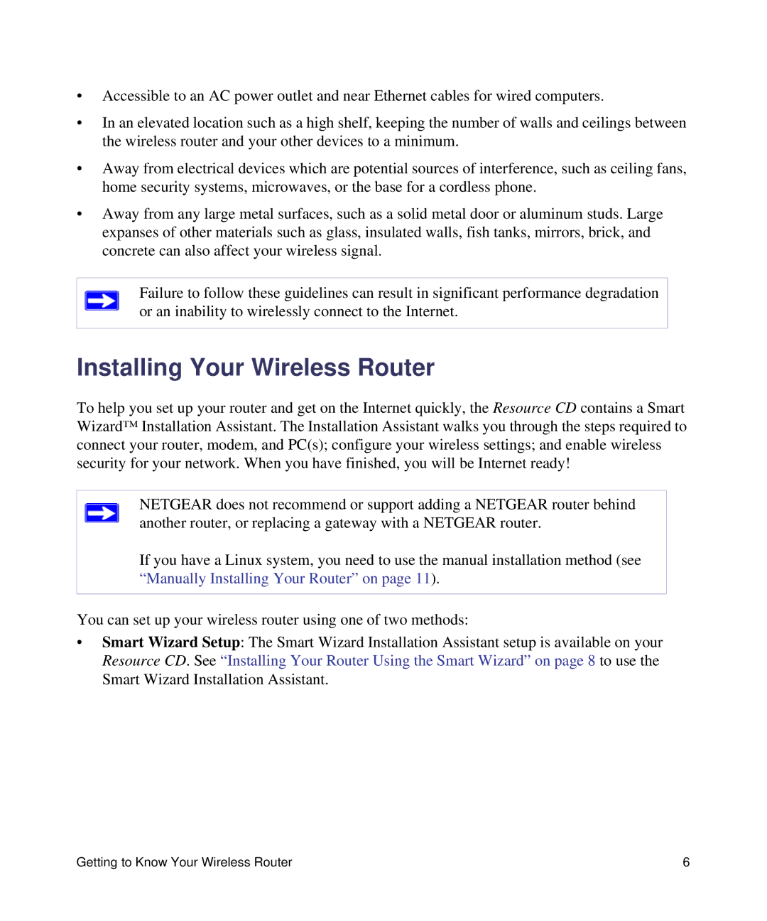 NETGEAR WNR1000, N150 manual Installing Your Wireless Router 