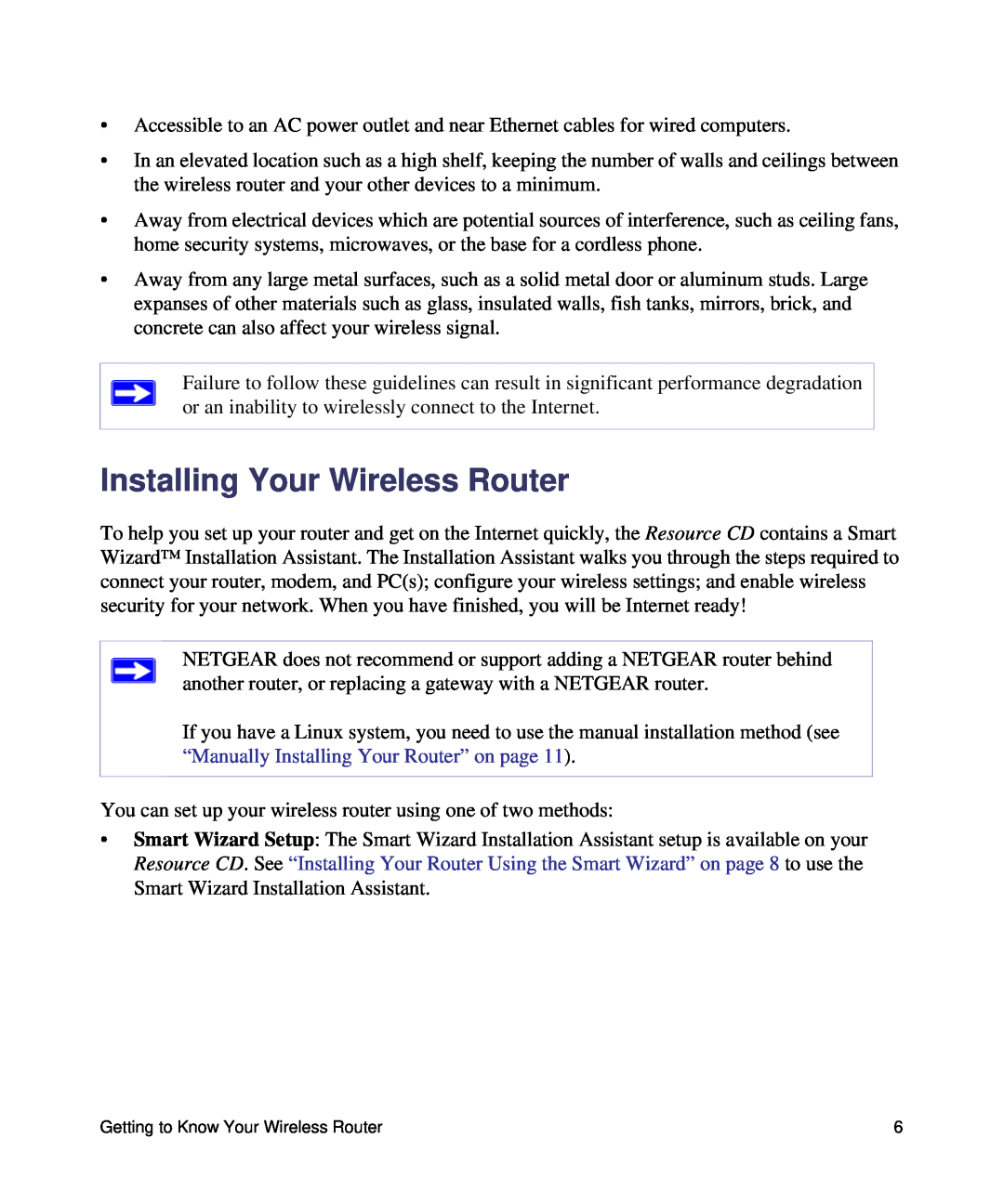 NETGEAR WNR1000, N150 manual Installing Your Wireless Router 