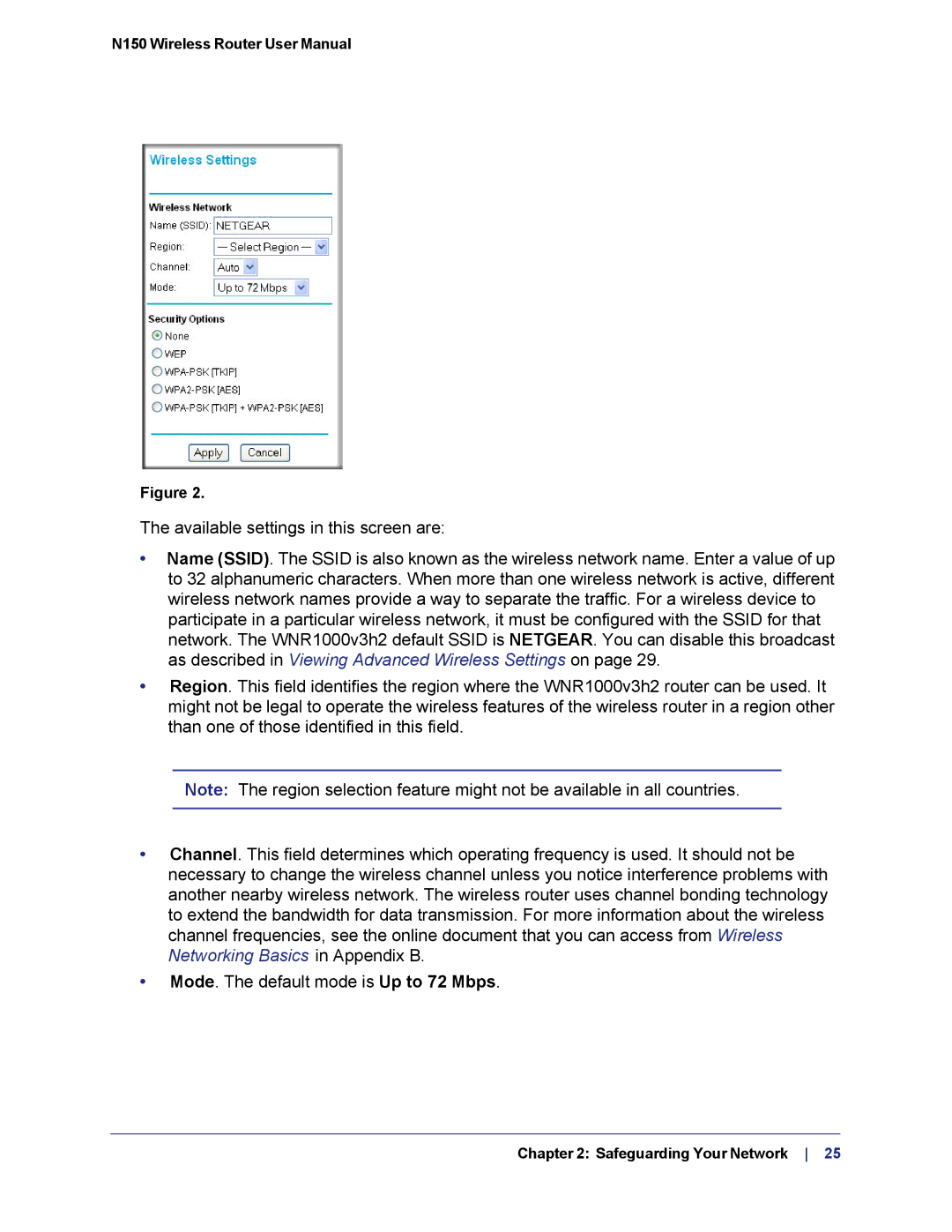 NETGEAR WNR1000v3h2 manual Safeguarding Your Network 