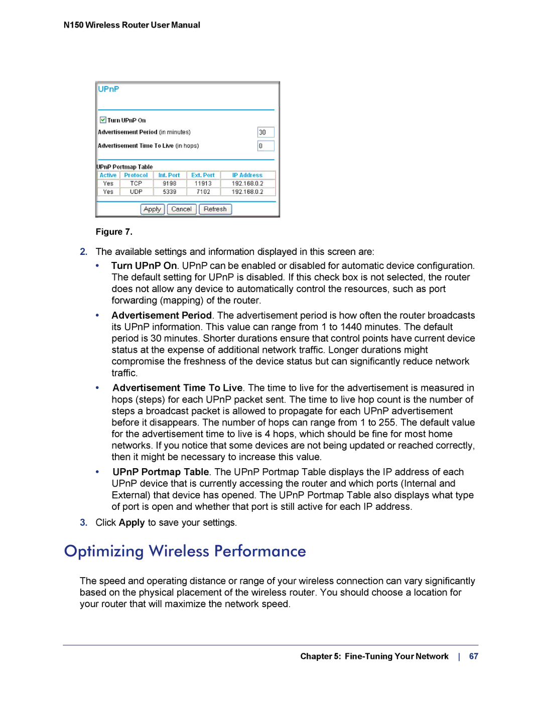 NETGEAR WNR1000v3h2 manual Optimizing Wireless Performance 