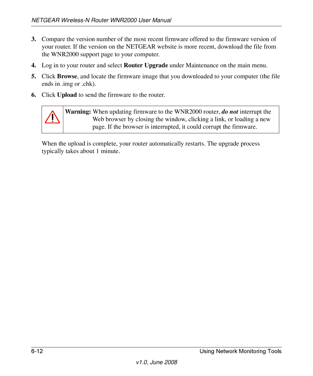 NETGEAR WNR2000-100NAS user manual V1.0, June 