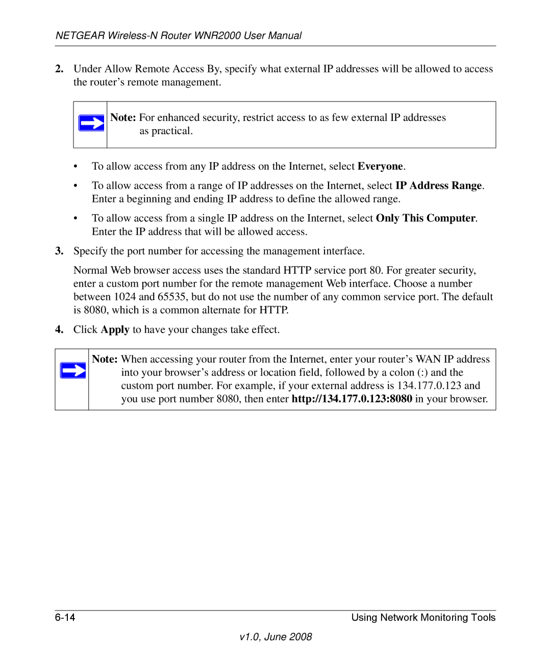 NETGEAR WNR2000-100NAS user manual V1.0, June 