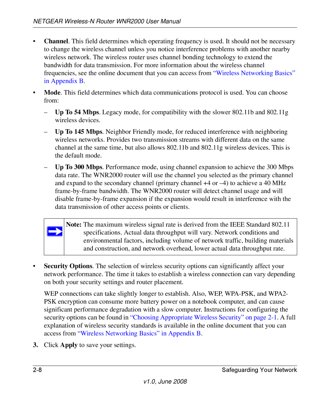 NETGEAR WNR2000-100NAS user manual V1.0, June 