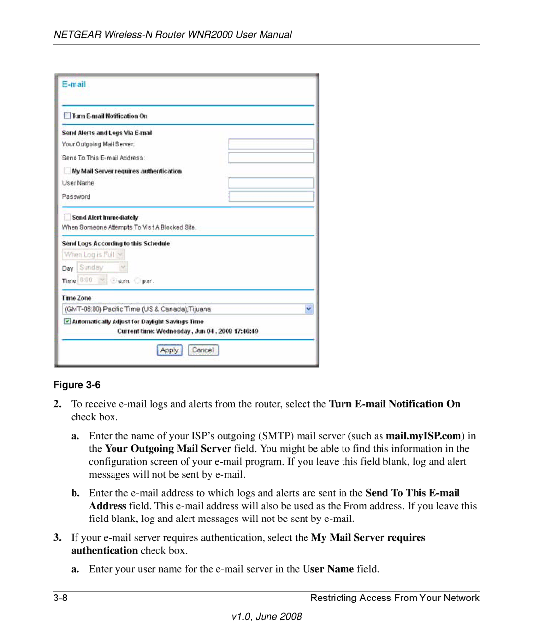 NETGEAR WNR2000-100NAS user manual V1.0, June 