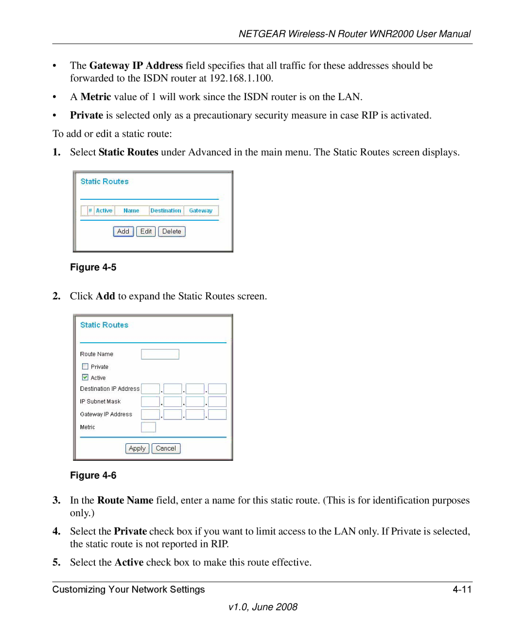 NETGEAR WNR2000-100NAS user manual V1.0, June 