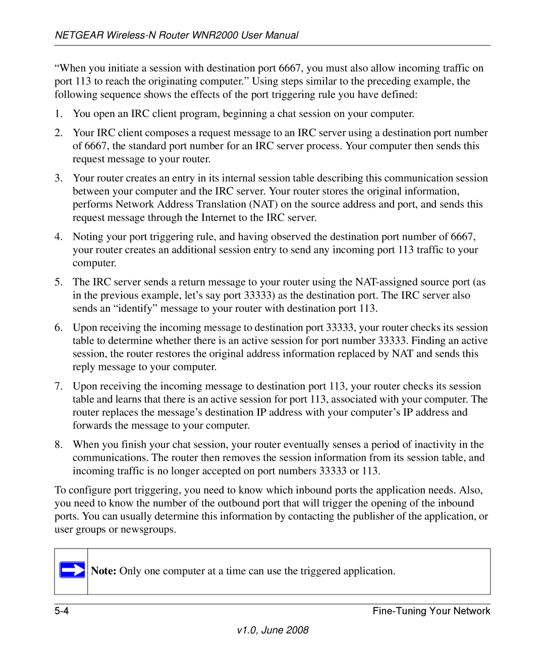 NETGEAR WNR2000-100NAS user manual V1.0, June 