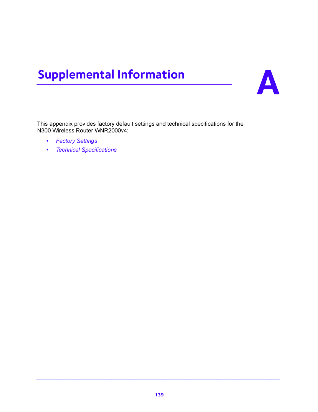 NETGEAR WNR2000-100FSS user manual Supplemental Information 