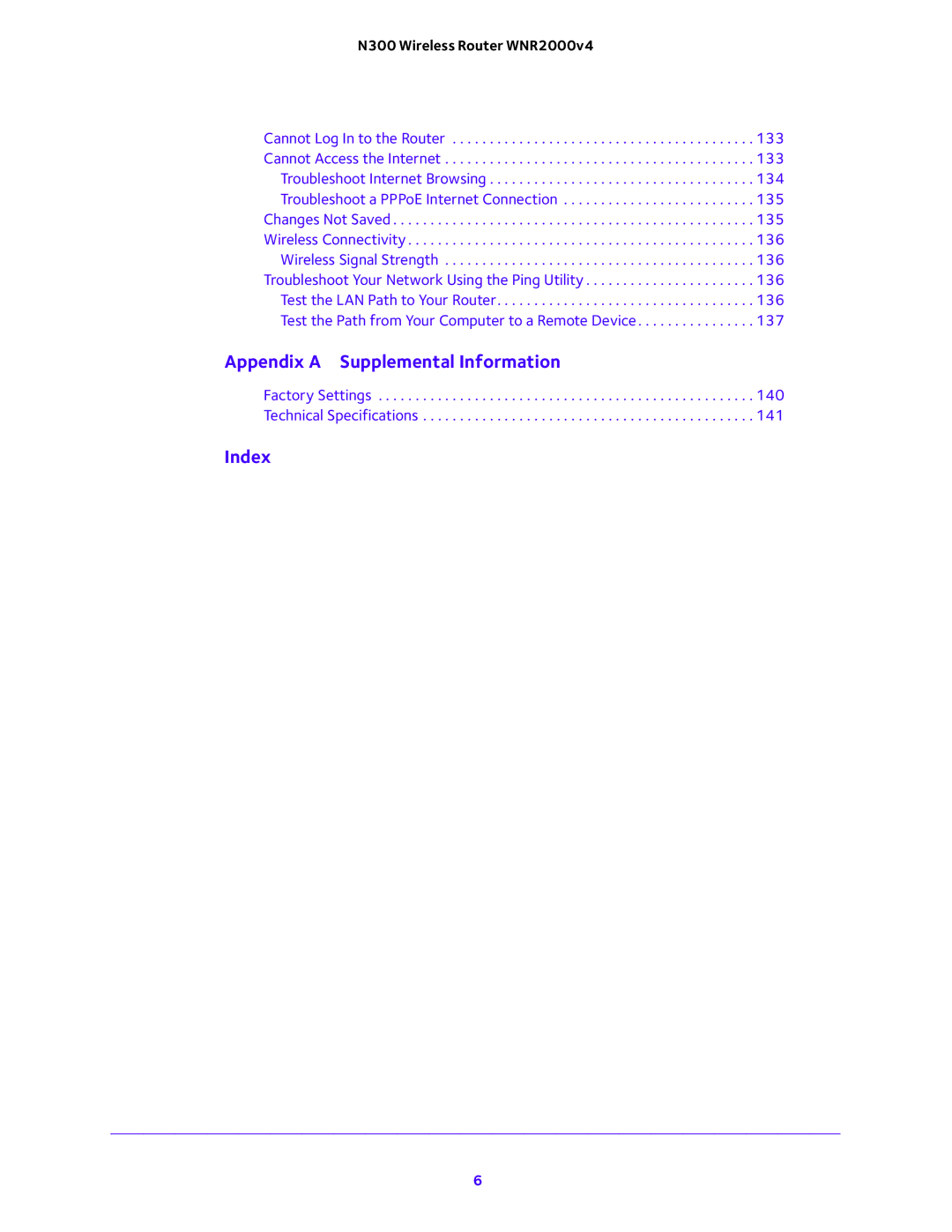 NETGEAR WNR2000-100FSS user manual Appendix a Supplemental Information 