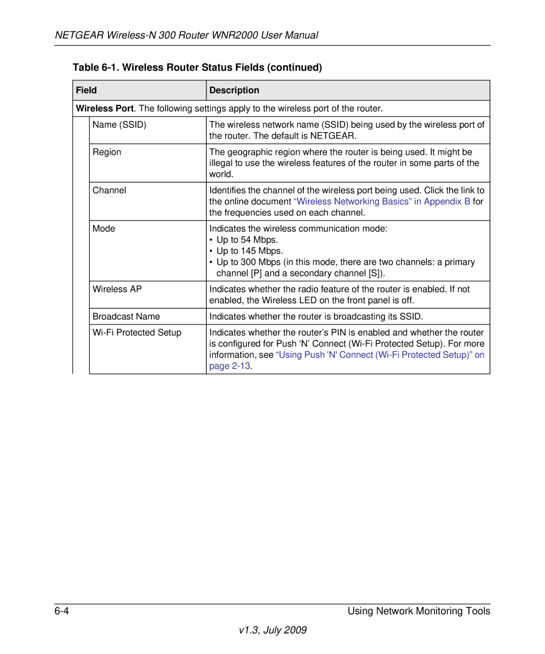 NETGEAR WNR2000 manual Router. The default is Netgear 