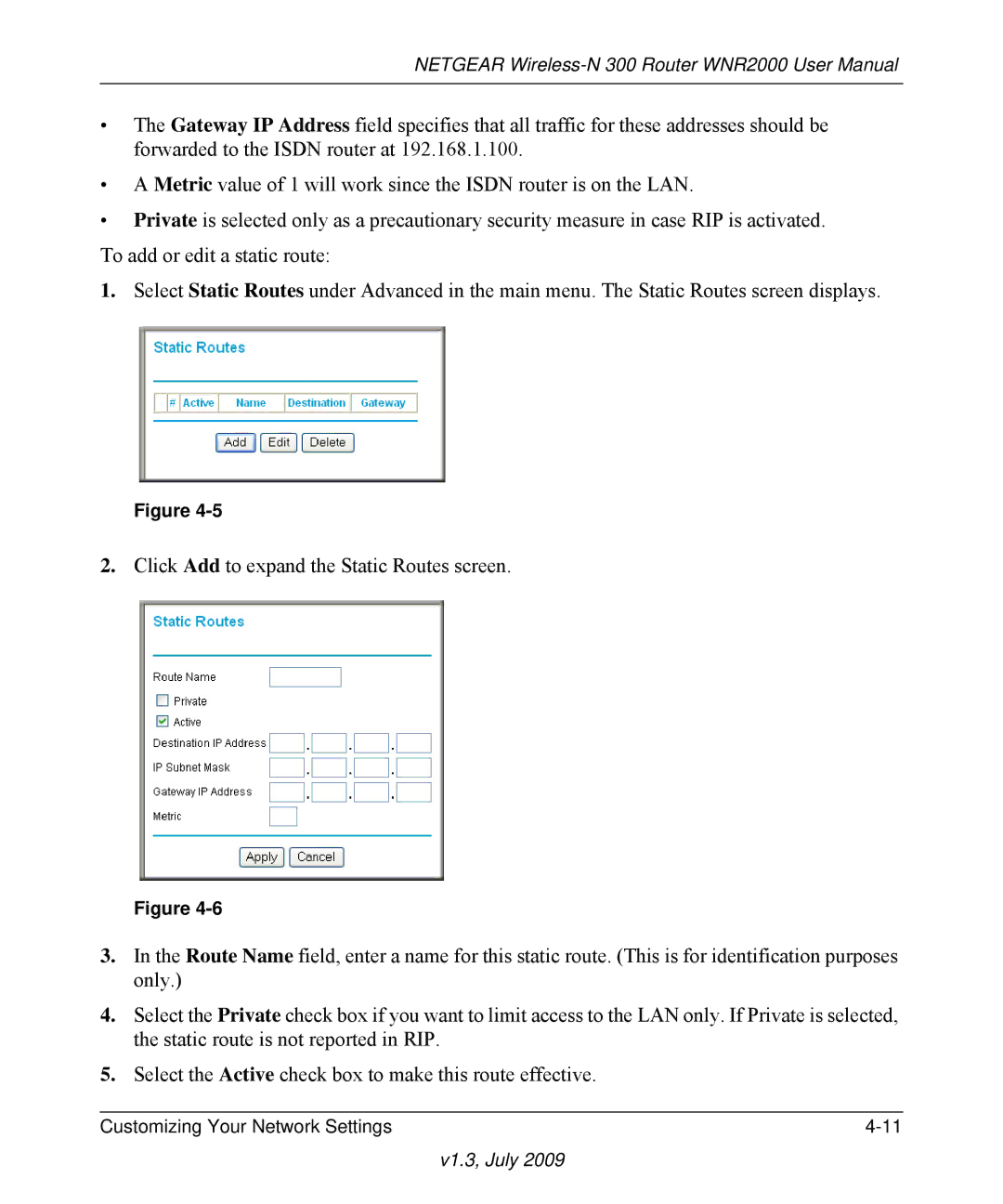 NETGEAR WNR2000 manual V1.3, July 