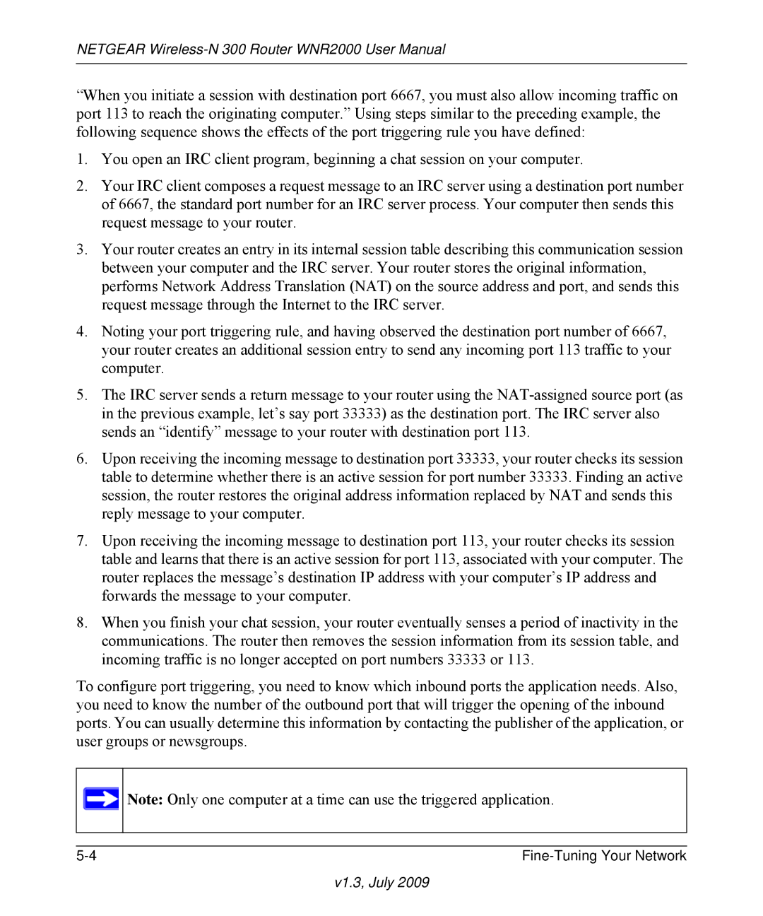 NETGEAR WNR2000 manual V1.3, July 