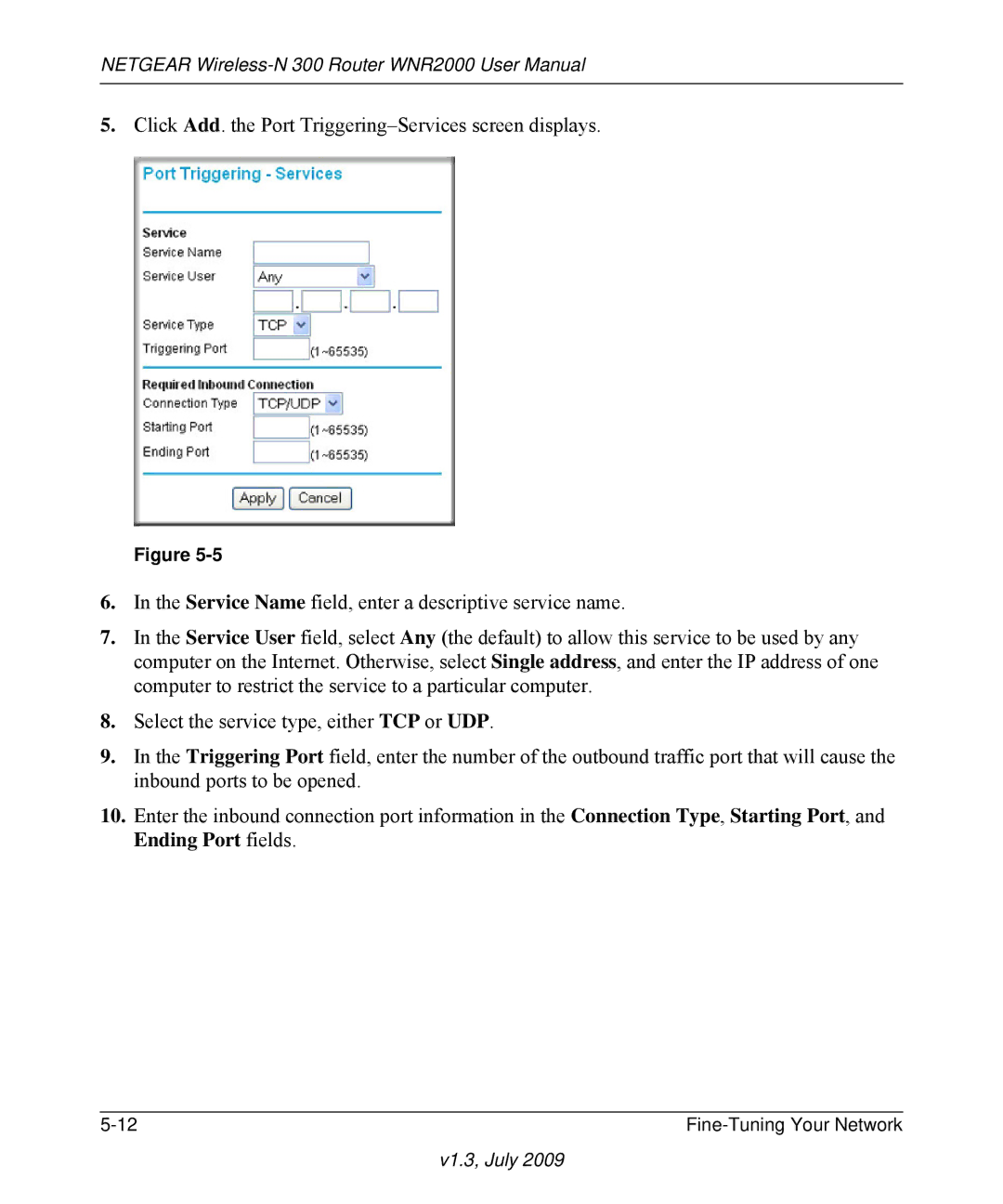 NETGEAR WNR2000 manual V1.3, July 