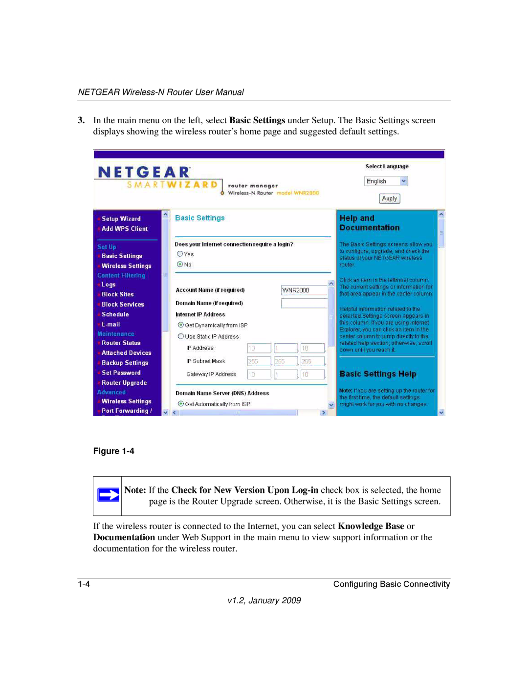 NETGEAR WNR2000 user manual V1.2, January 