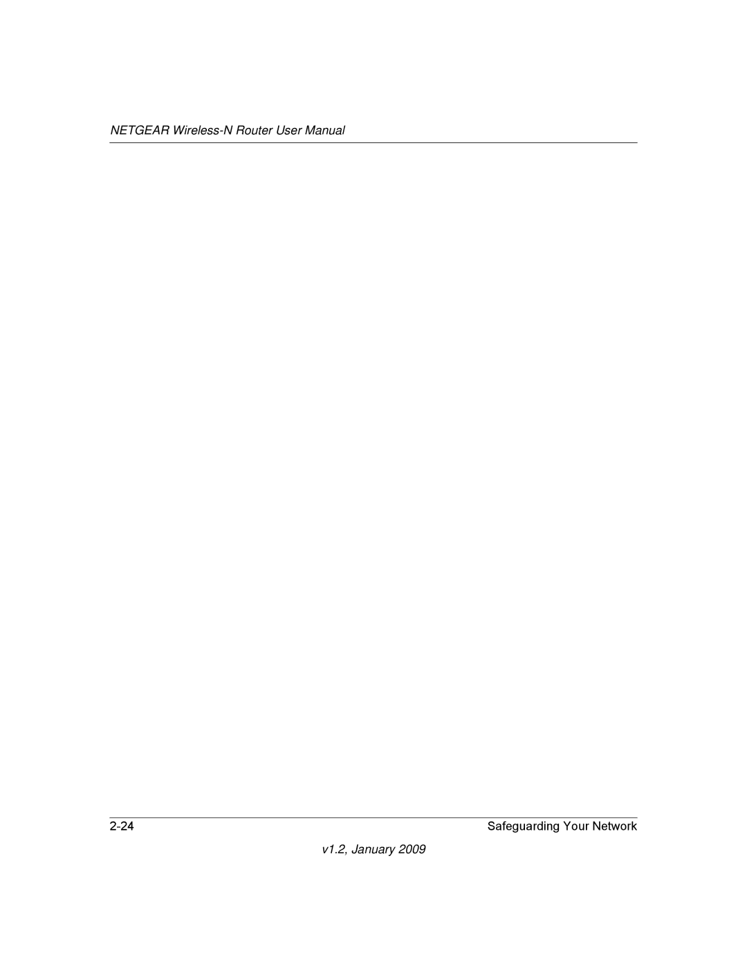 NETGEAR WNR2000 user manual V1.2, January 