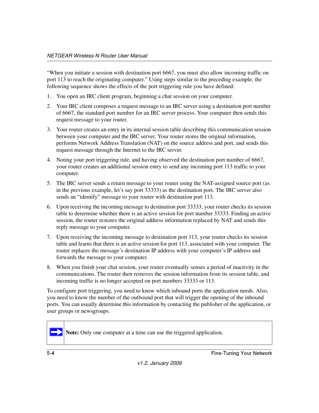 NETGEAR WNR2000 user manual V1.2, January 