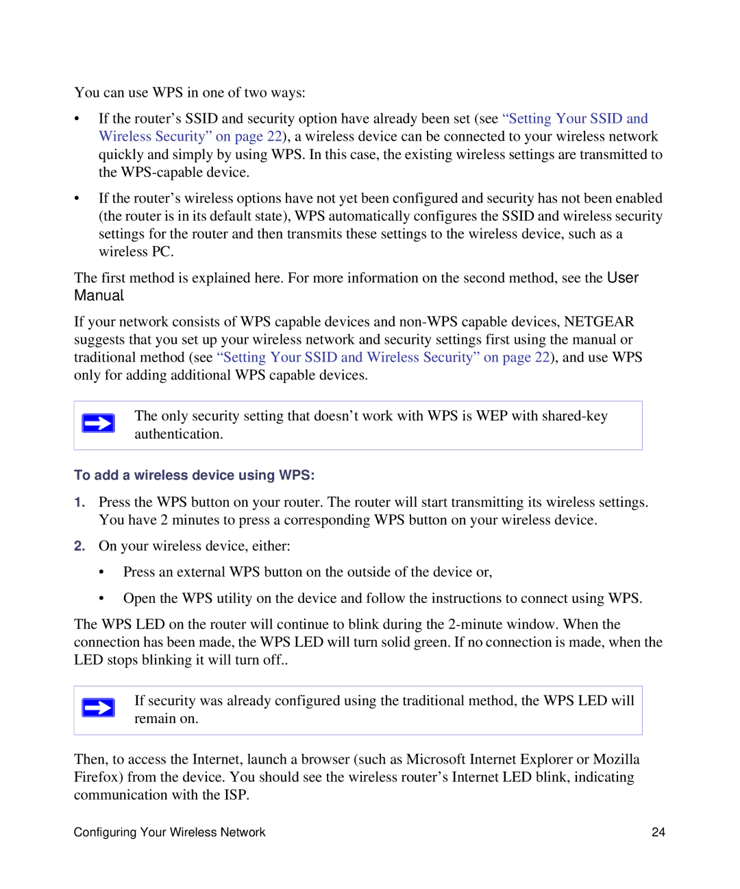 NETGEAR WNR2000V3 manual To add a wireless device using WPS 