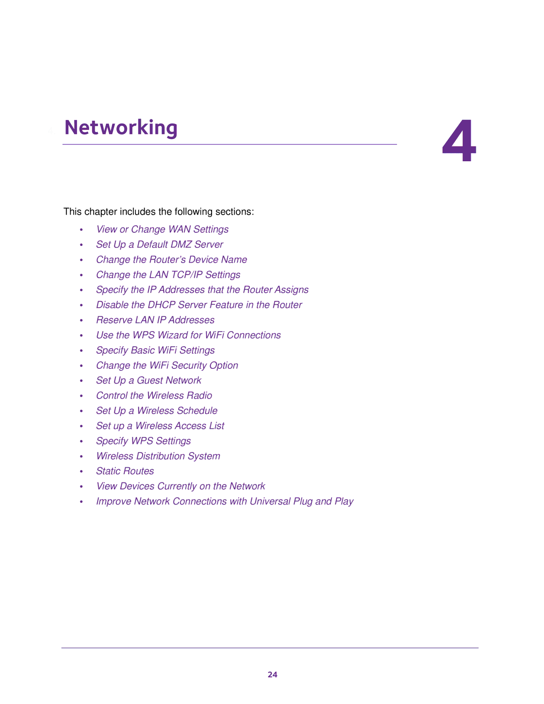 NETGEAR WNR2020, WNR618, WNR614, JWNR2010v5, JWNR2000v5, JNR1010V2 user manual Networking 