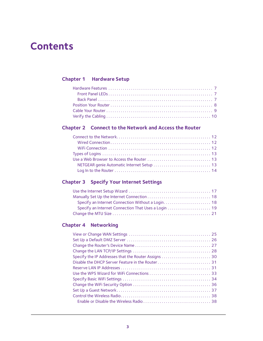 NETGEAR WNR2020, WNR618, WNR614, JWNR2010v5, JWNR2000v5, JNR1010V2 user manual Contents 