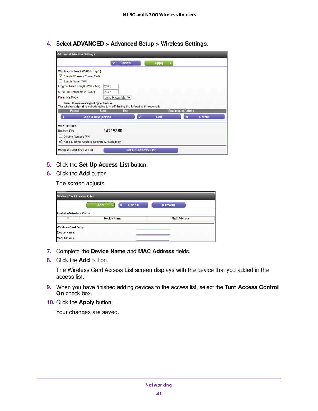 NETGEAR JNR1010V2, WNR2020, WNR618, WNR614, JWNR2010v5, JWNR2000v5 user manual Networking 