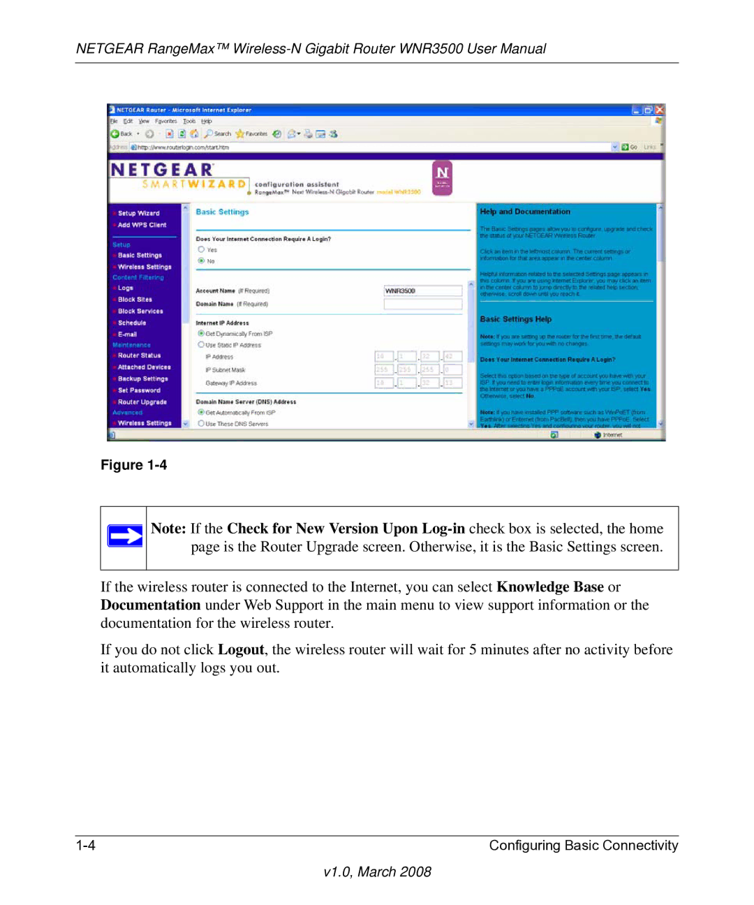 NETGEAR WNR3500 user manual V1.0, March 