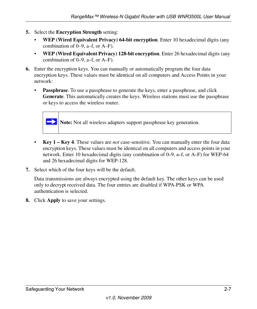 NETGEAR WNR3500L-100NAS user manual V1.0, November 