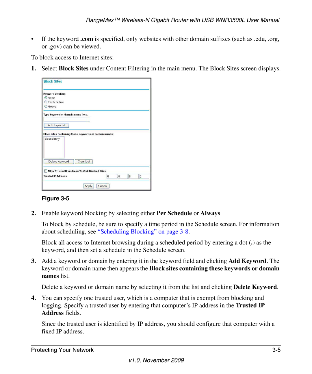 NETGEAR WNR3500L-100NAS user manual V1.0, November 