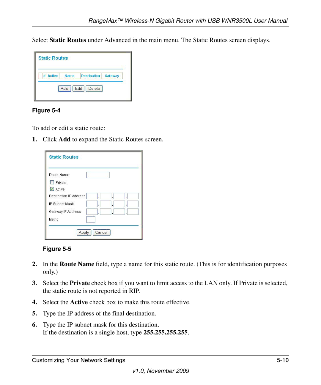 NETGEAR WNR3500L-100NAS user manual V1.0, November 