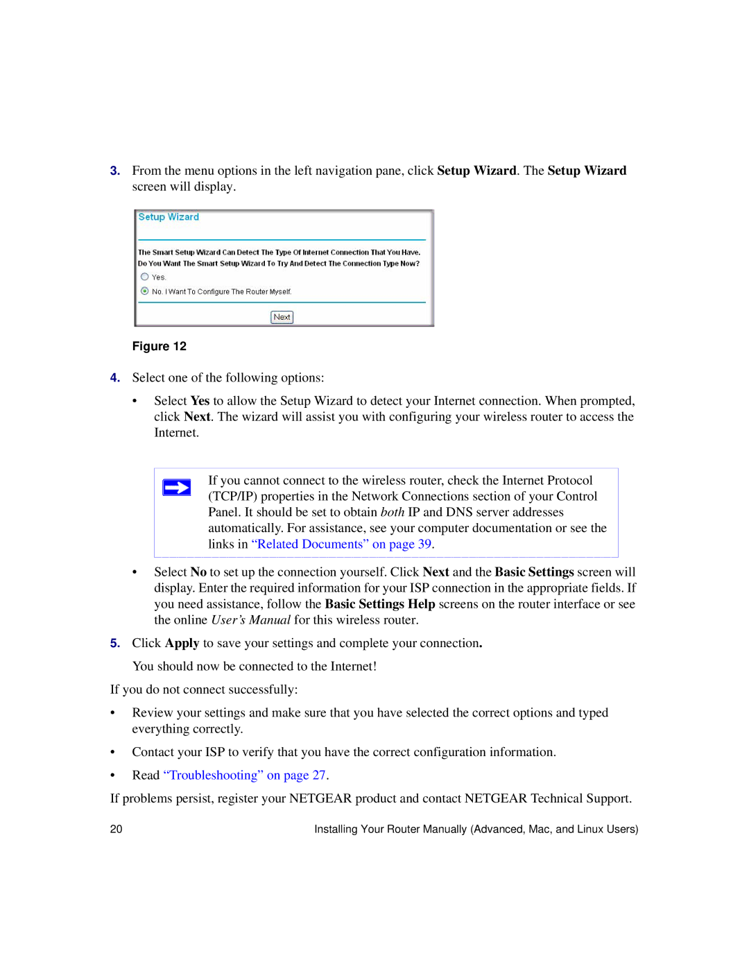 NETGEAR WNR834Bv2 manual Read Troubleshooting on 