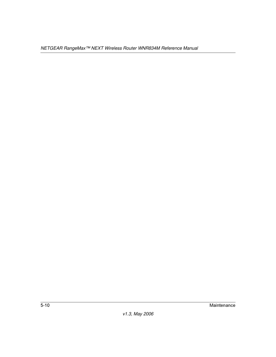 NETGEAR WNR834M manual V1.3, May 