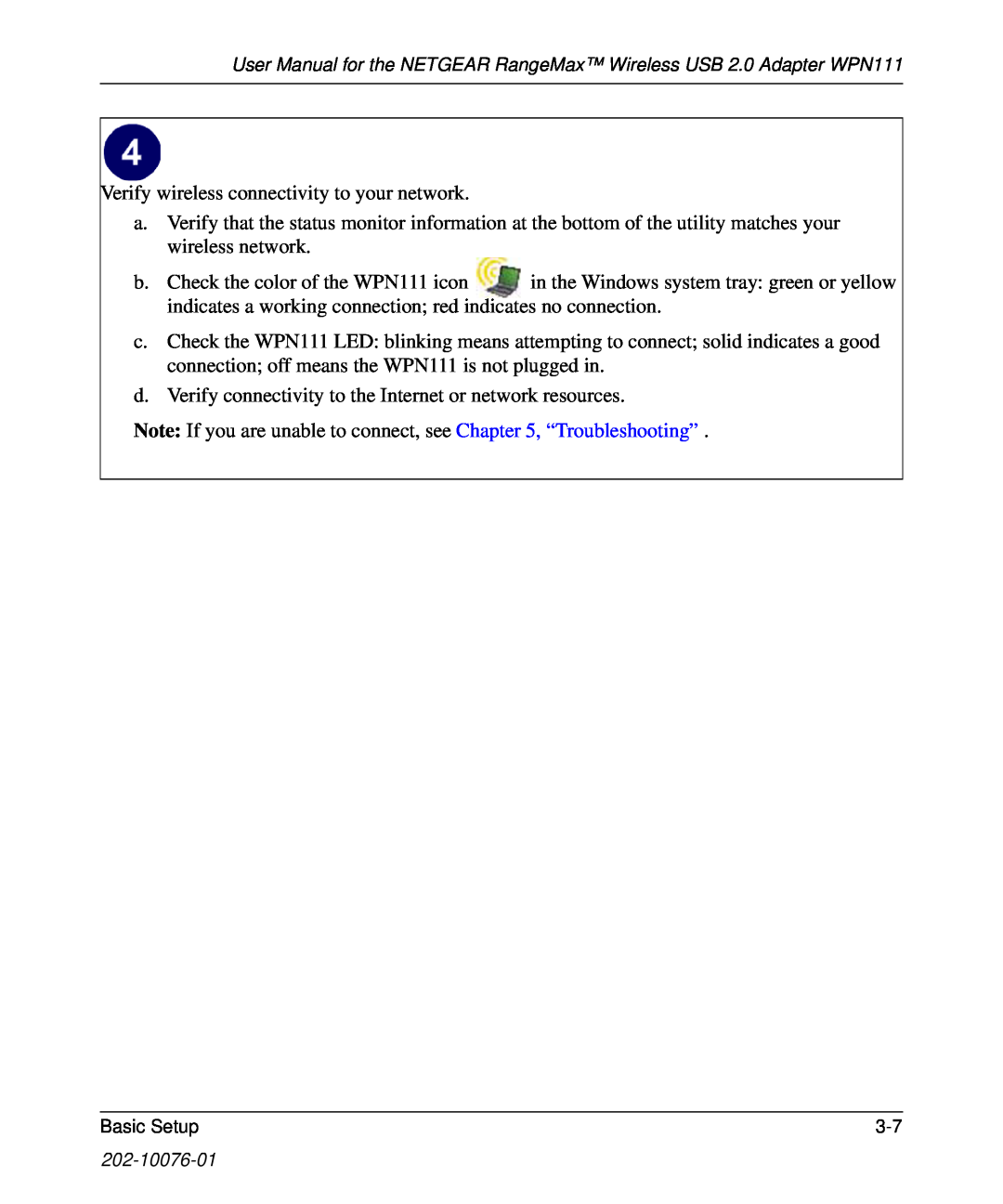 NETGEAR WPN111 user manual Verify wireless connectivity to your network 