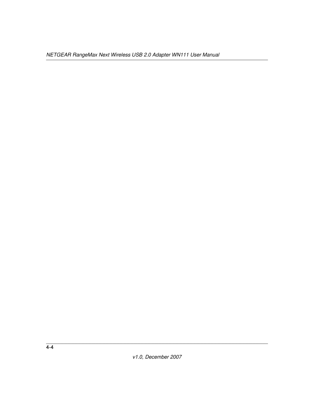 NETGEAR WPN111NA user manual V1.0, December 