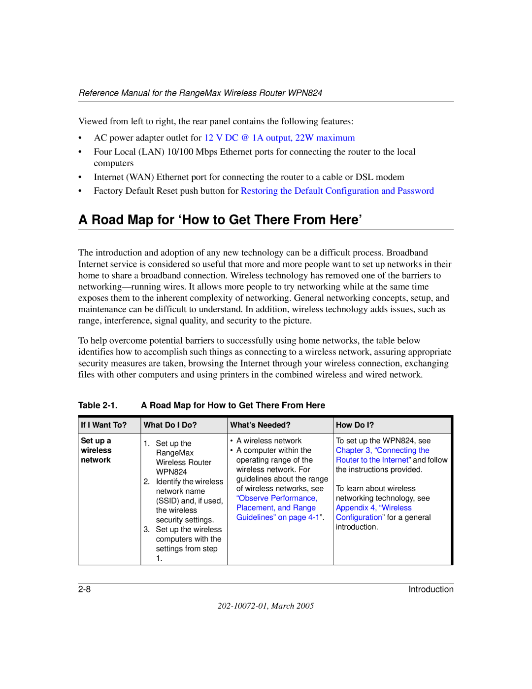 NETGEAR WPN824 manual Road Map for ‘How to Get There From Here’, Road Map for How to Get There From Here 