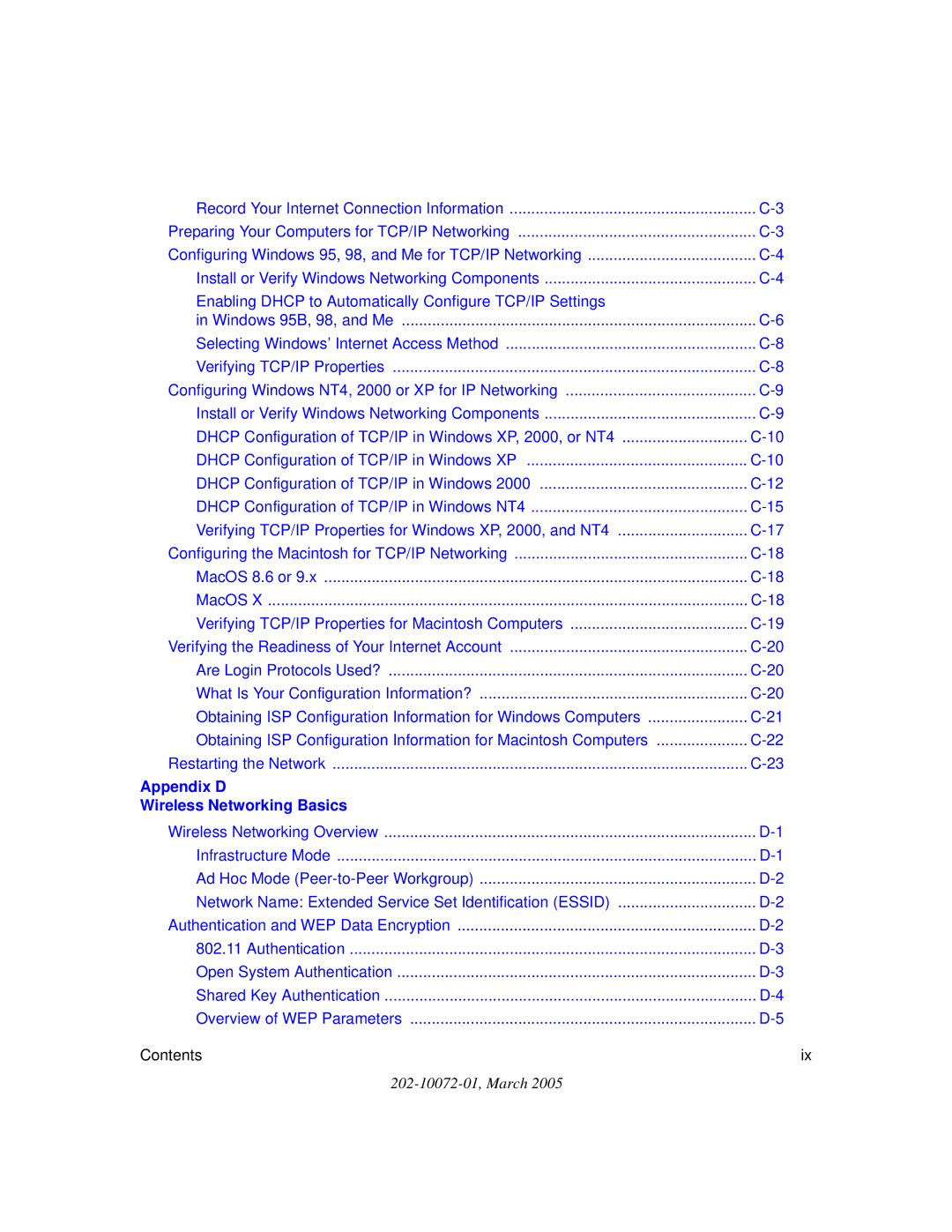 NETGEAR WPN824 manual Appendix D Wireless Networking Basics 