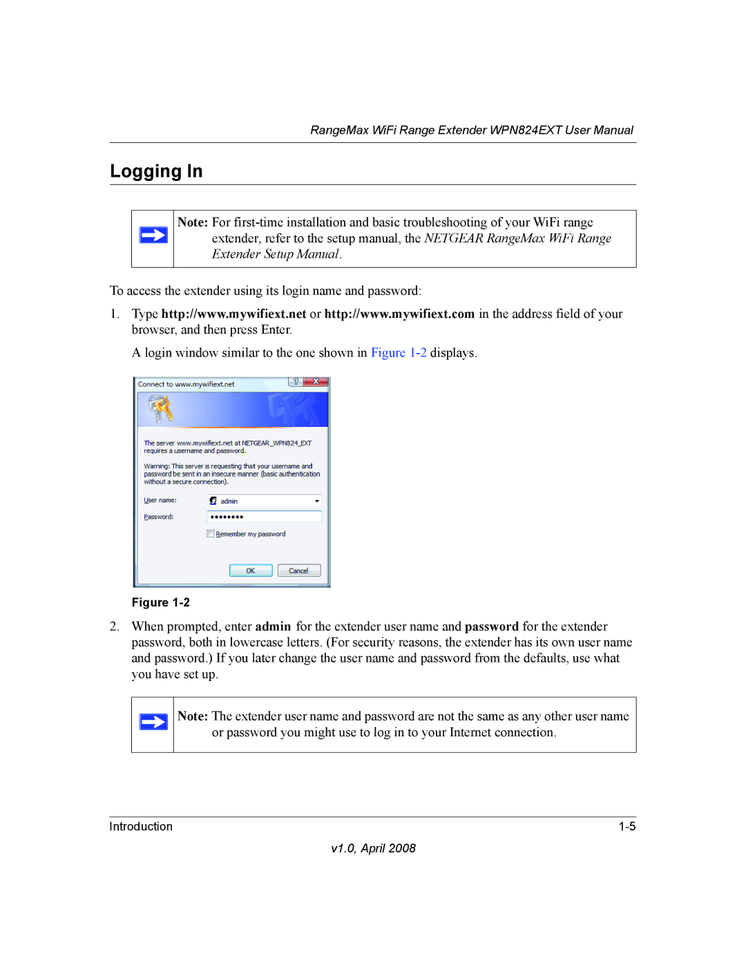 NETGEAR WPN824EXT manual Logging 