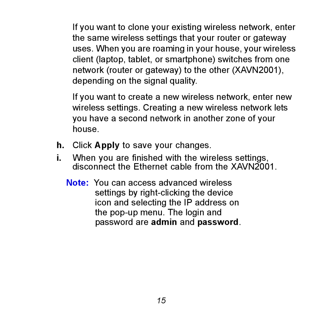 NETGEAR XAVN2001 manual 