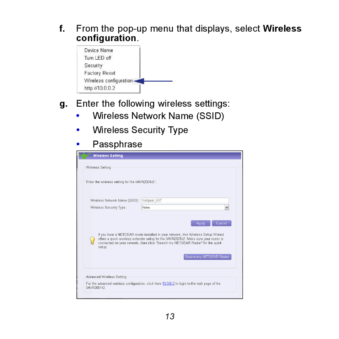 NETGEAR XAVNB2001 manual 