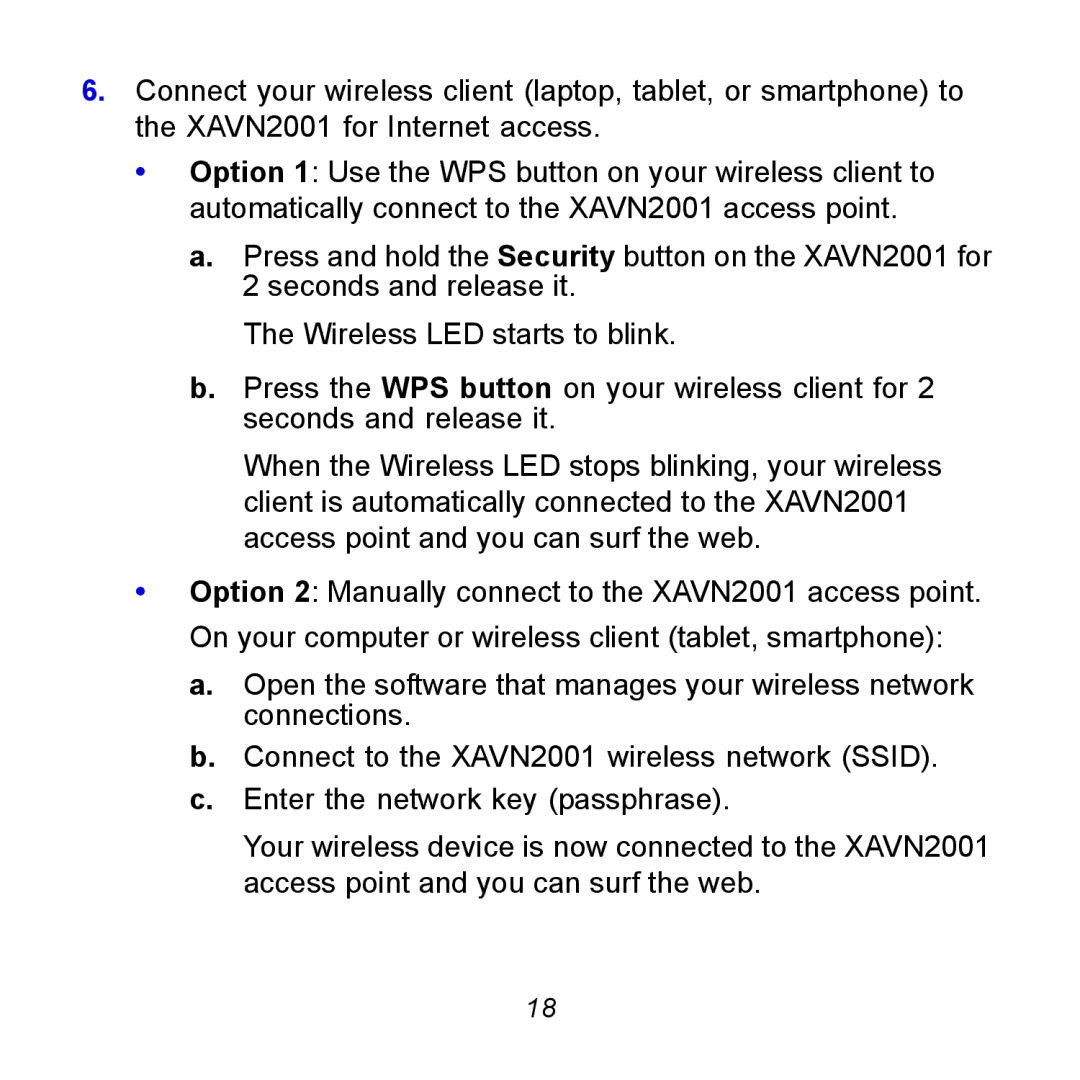 NETGEAR XAVNB2001 manual 