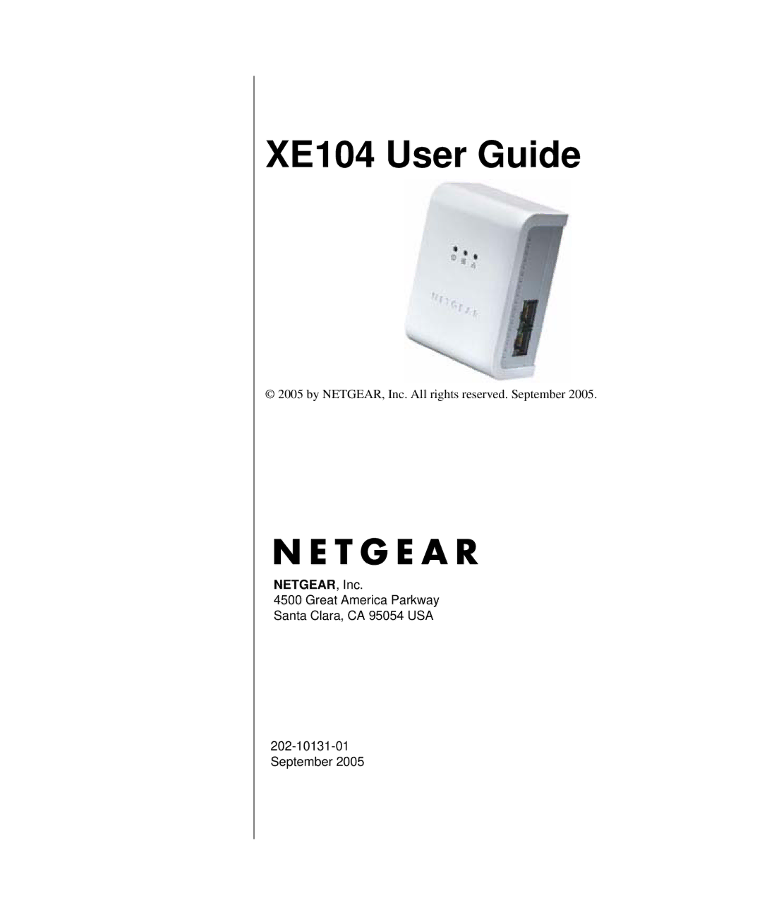 NETGEAR manual XE104 User Guide 