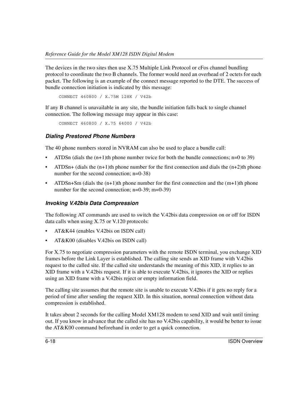 NETGEAR XM128 ISDN manual Dialing Prestored Phone Numbers 