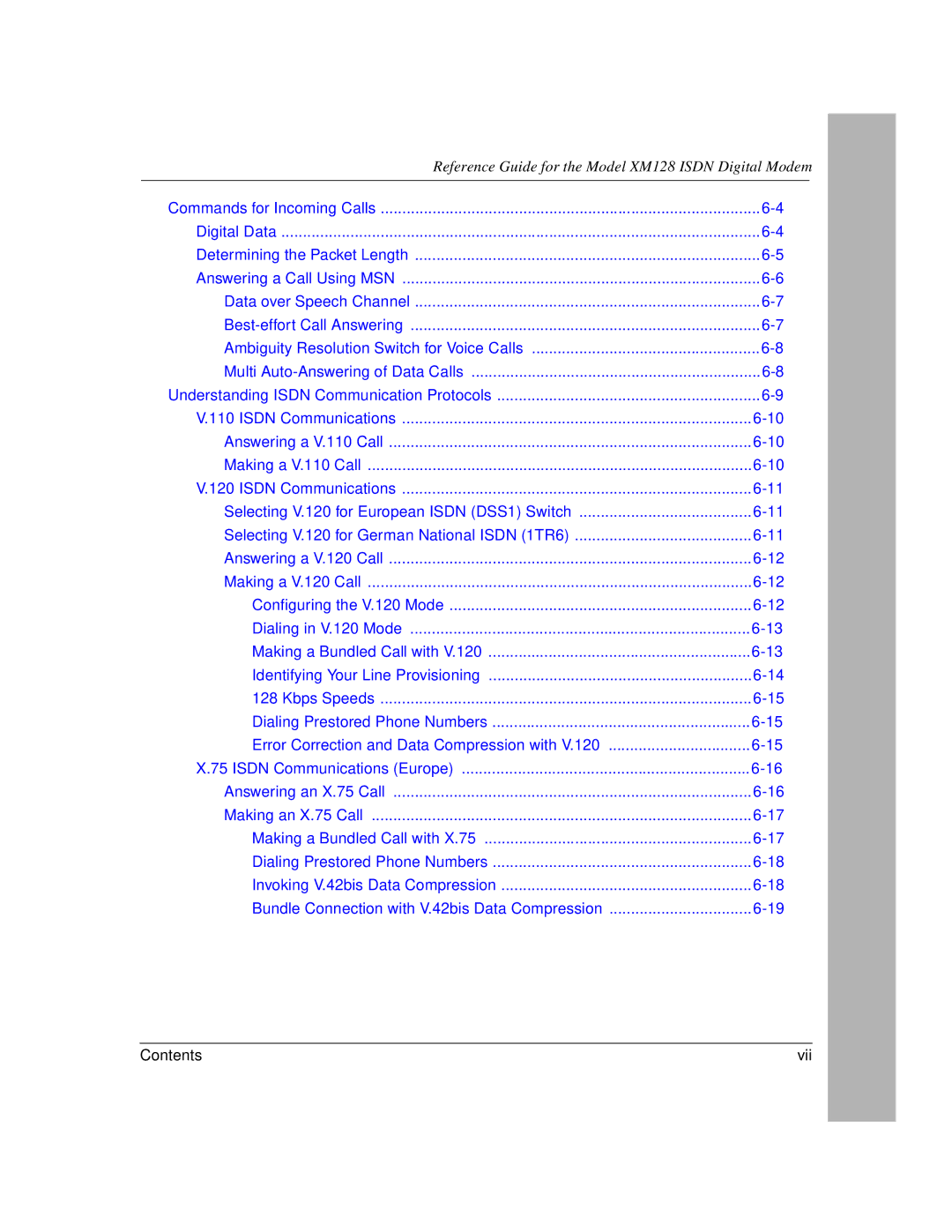 NETGEAR XM128 ISDN manual Error Correction and Data Compression with 