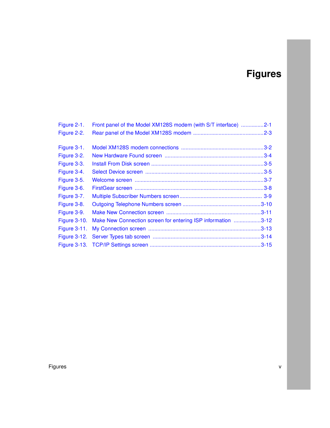 NETGEAR XM128S manual Figures 