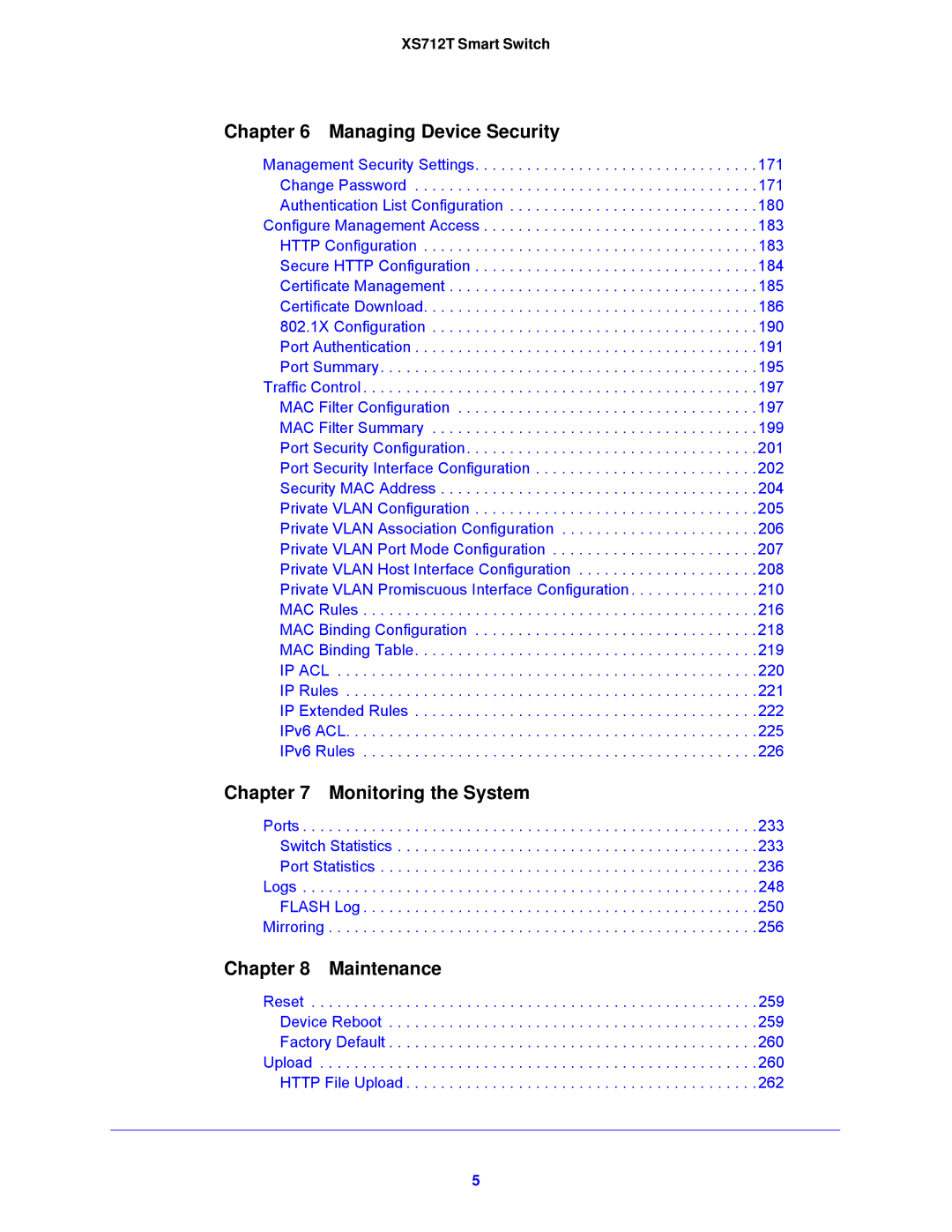 NETGEAR XS712T-100NES manual Monitoring the System 