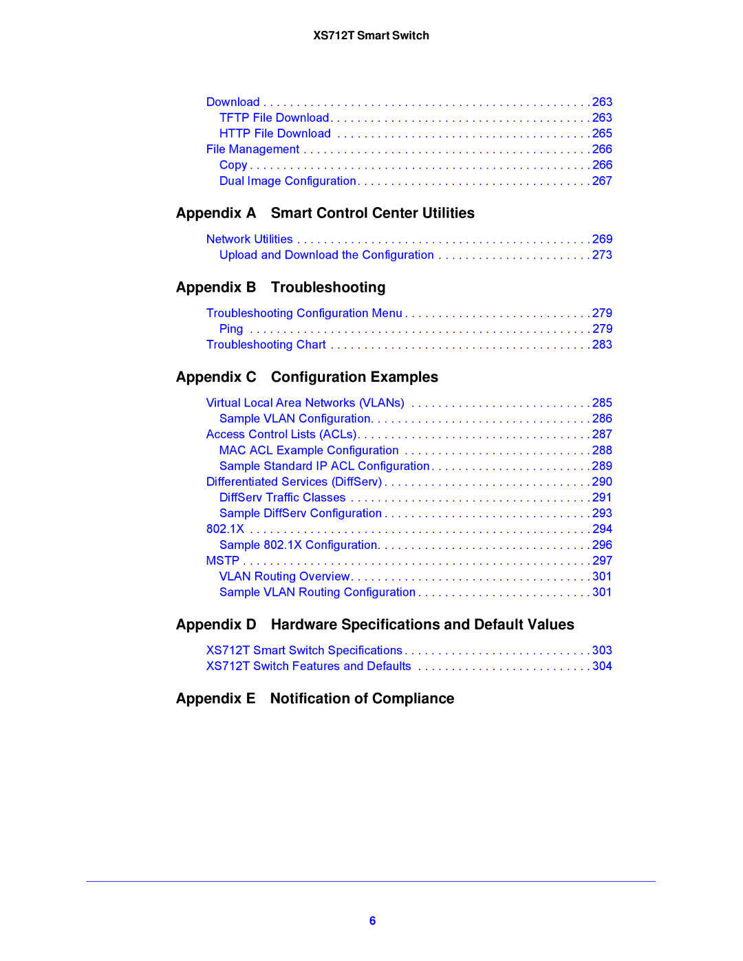 NETGEAR XS712T-100NES manual Appendix a Smart Control Center Utilities 