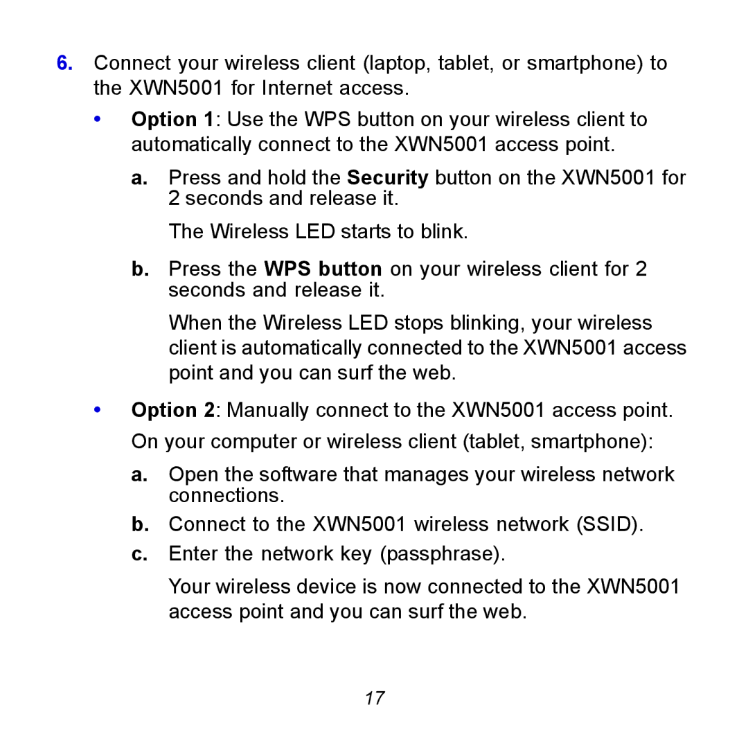 NETGEAR XWNB5201 manual 