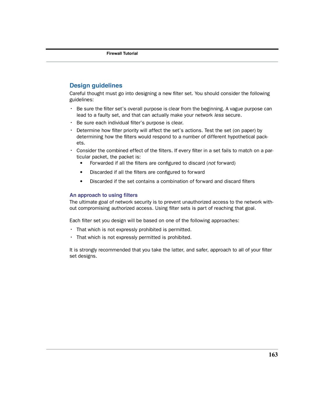 Netopia 2200 manual Design guidelines, 163, An approach to using ﬁlters 