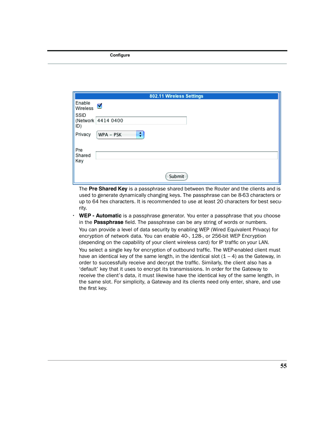 Netopia 2200 manual Configure 